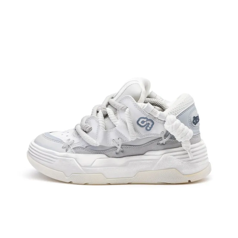 CN Skate Skateboard Shoes Unisex Low Top White-0