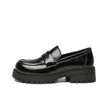 DUSTO Loafers Women's Black/Beige/Coffee
