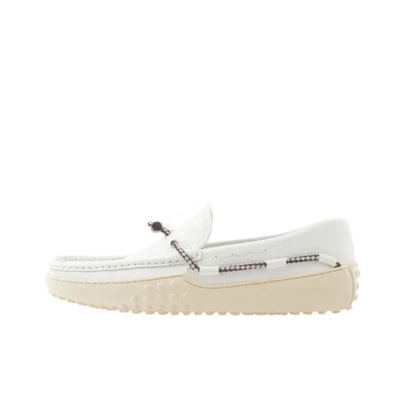 TOD'S Gommino Loafers Men's White-0
