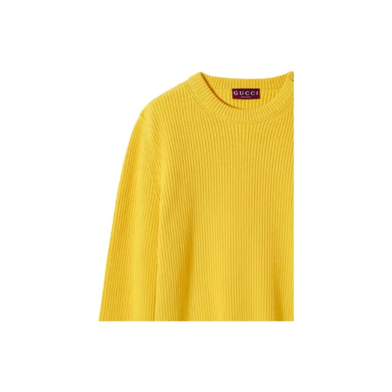 GUCCI Sweaters Men Yellow-4