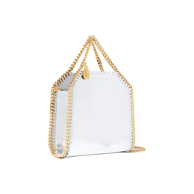 Stella McCartney Falabella Polyester With Polyurethane Handbag Women's Silver-1
