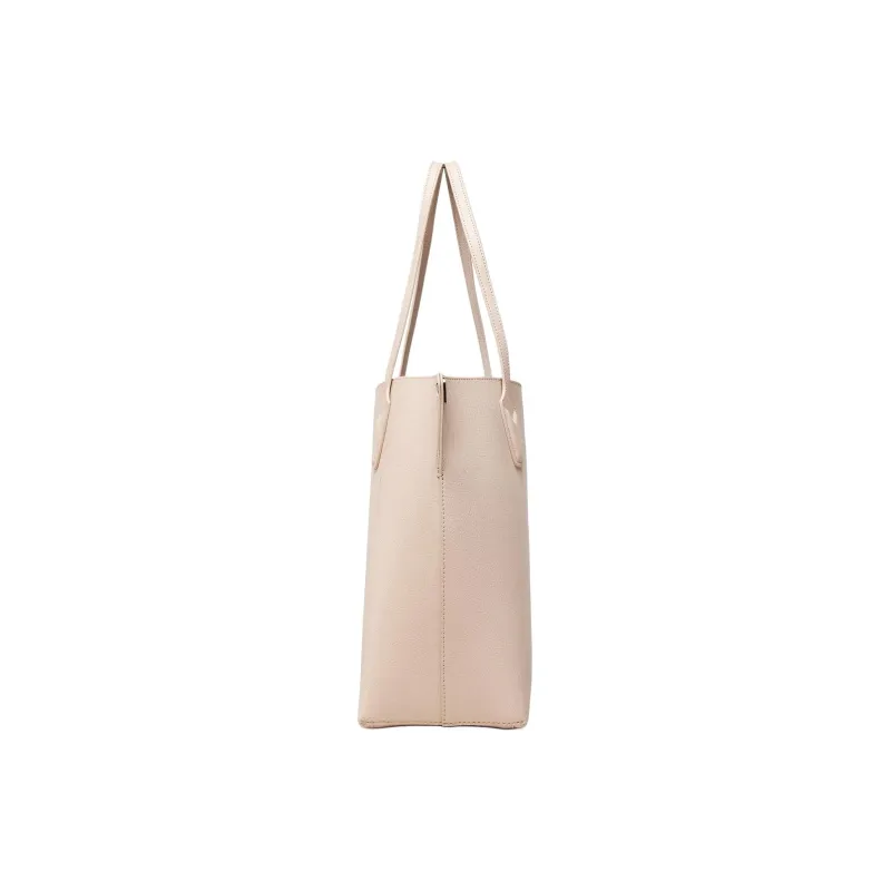 Furla Paradiso Leather Tote Bag Shopping Bag Shoulder Bags Women's Light Brown-3