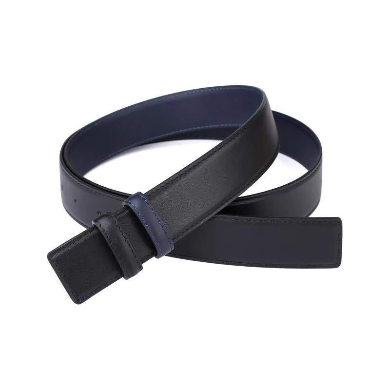 CATELLES Top Grain Cow Leather Headless Belt Men's 3.5cm-20