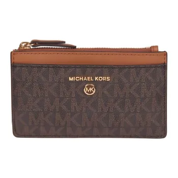 MICHAEL KORS Leather Wallet Women's Brown