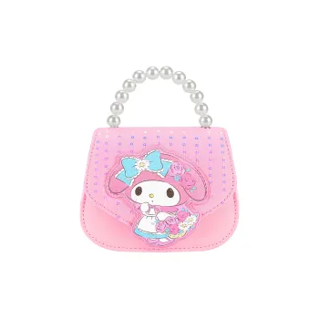 Hello Kitty Sanrio Series Polyester Shoulder Bag Crossbody Bag Handbag Regular Kids' Pink