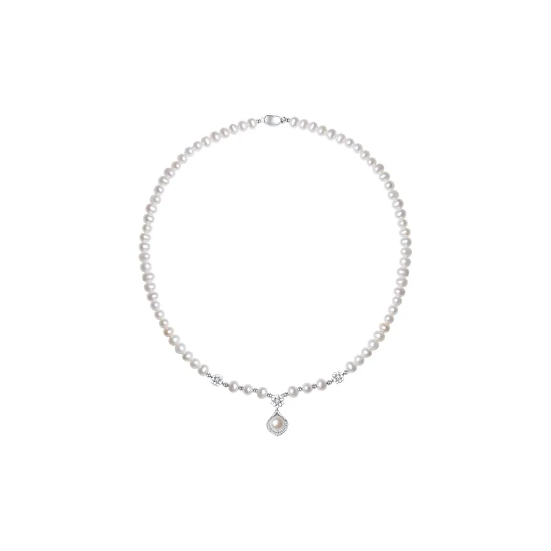 DIHUAJI Freshwater Pearl Necklaces Women's-0