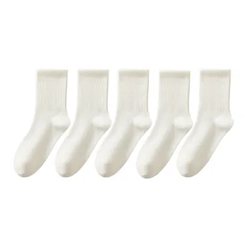 MIIOW Mid Calf Socks Women's 5 Pack