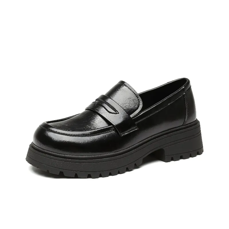 DUSTO Loafers Women's Black/Beige/Coffee-1