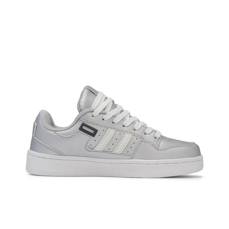 SHUXIAOBEI Anti Slip And Wear Resistant Lightweight Low Top Skateboard Shoes Unisex White Blue-61