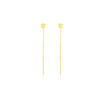 POTTICY 18K Gold Drop Earrings Women's