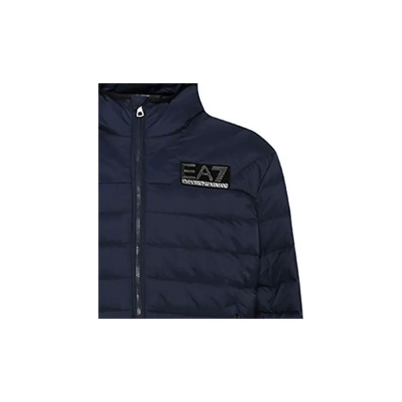EMPORIO ARMANI EA7 Down Jacket Men's Navy Blue-4