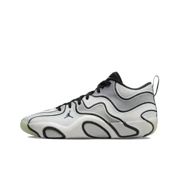 Jordan Tatum 3 Anti Slip Wear Resistant Mid Top Basketball Shoes Unisex Gray