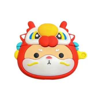 BYZ Compatibility AirPods AirPods Pro Dragon Head Shiba Inu Silicone Headphone Case Protective Case