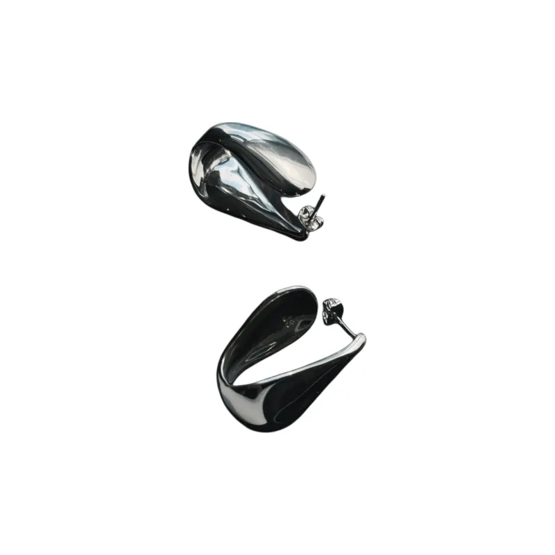 JASMIN SPARROW Silver Plated Earrings Unisex-0
