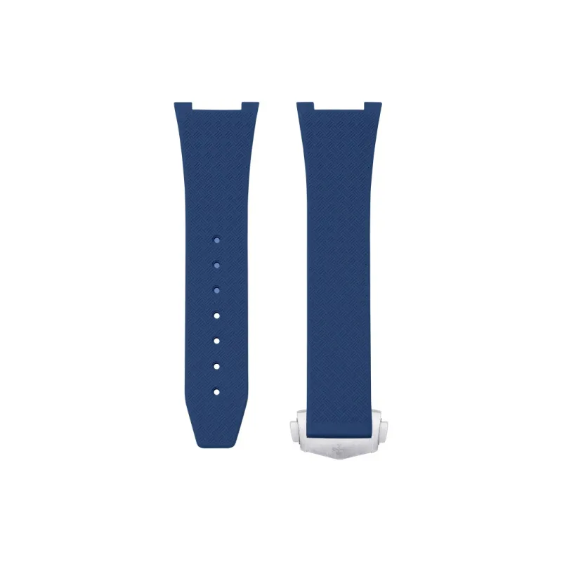 VAGENARI Watch Bands Watch Bands Rubber Strap Compatibility For OMEGA Constellation Collection 41mm Buckle Style Unisex-6