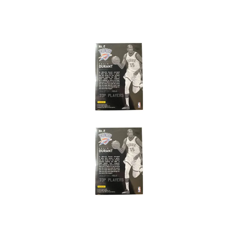 PANINI Thunder Kevin KD Gold Pen Signature Player Card Rare Card Sports Cards 1 Pc-3