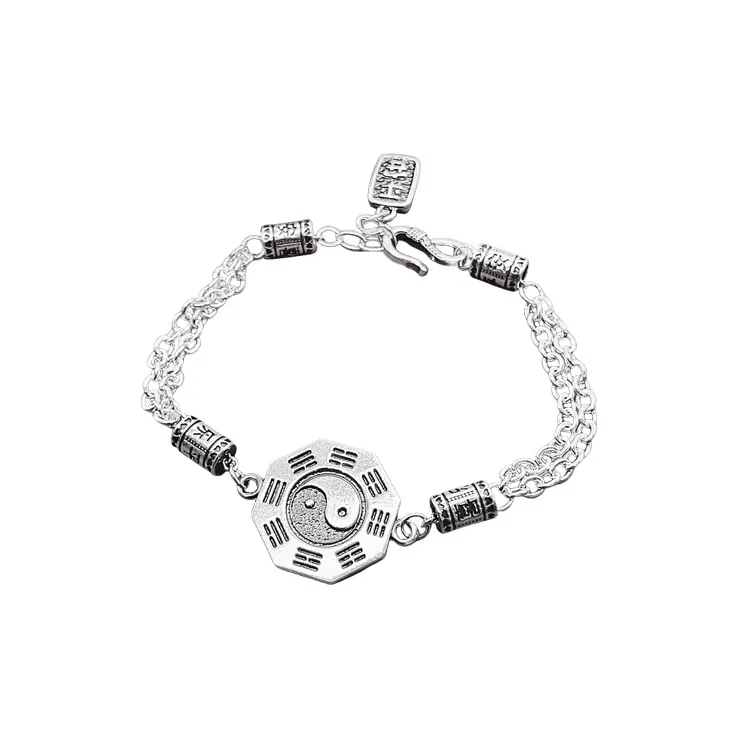 CUTE DAME S999 Pure Silver Bracelets Unisex Silver-0