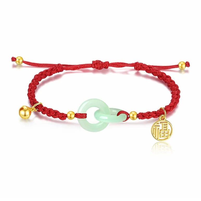 Muyan Alloy Bound Blessing Bracelet Unisex-1