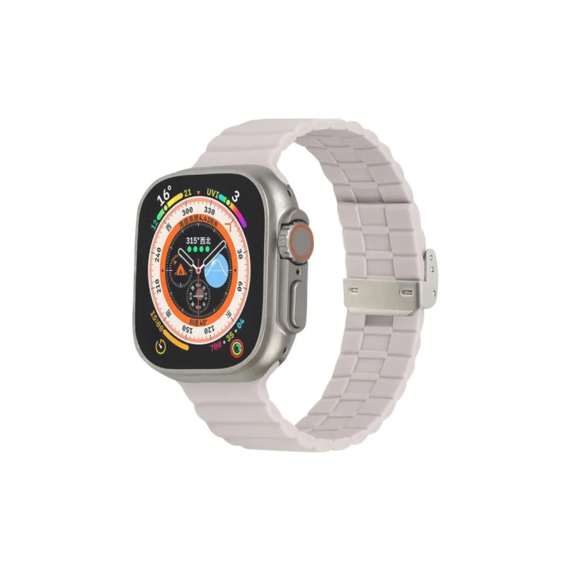 Cuttlefish Grid Watch Band Apple Compatibility Silicone Material-14