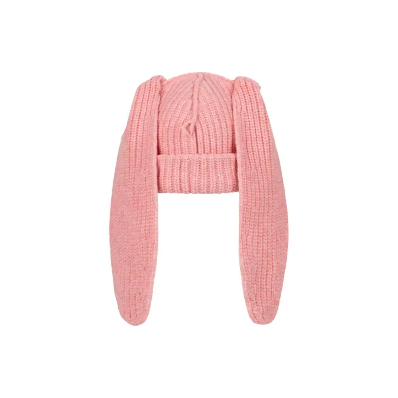 CHARLES JEFFREY Loverboy Chunky Rabbit Cotton Beanie-4