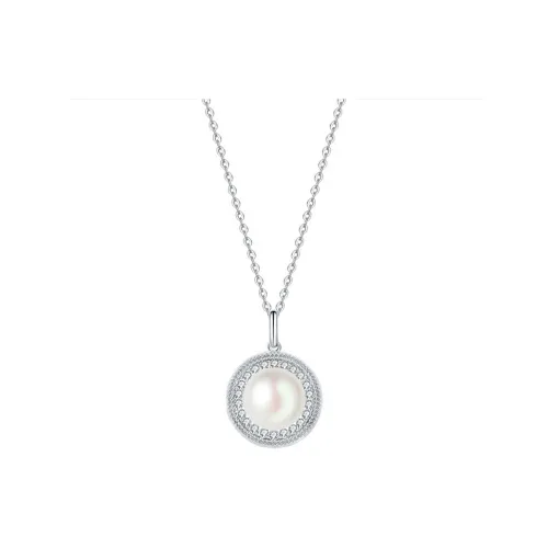 Royal Dragon Mirror Freshwater Pearl Necklaces Women's