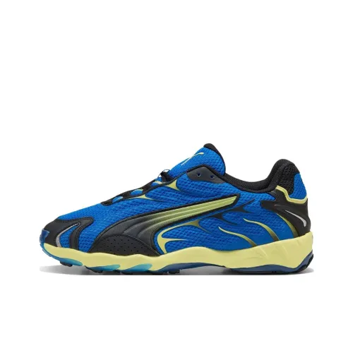 PUMA Inhale Wear-Resistant Slip-Resistant Low-Top Casual Running Shoes Unisex Blue Black