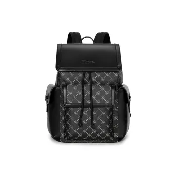SWISS MILITARY PVC Backpack Laptop Bag Backpack Regular Men's Black