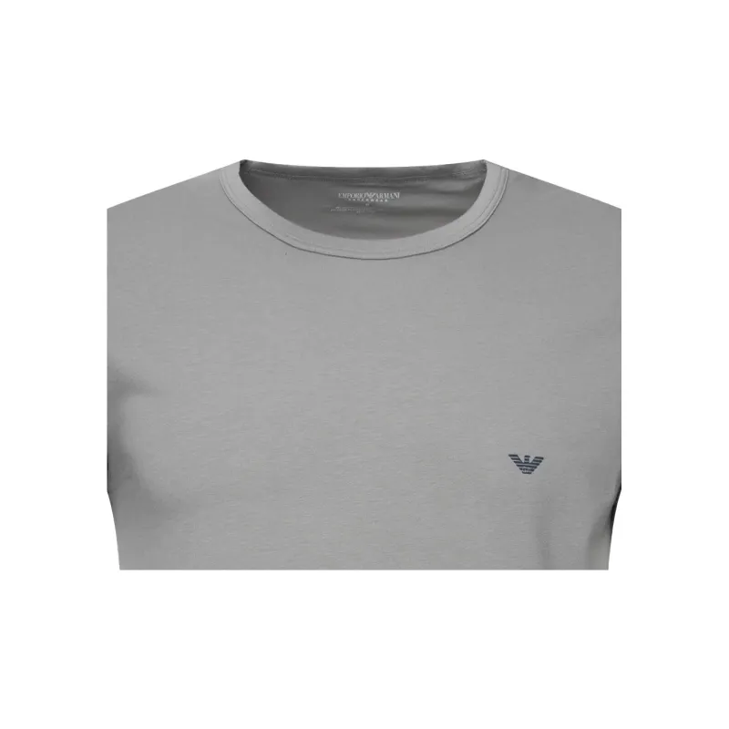 EMPORIO ARMANI T Shirt Men's 2 Pack Gray+Dark Blue-10