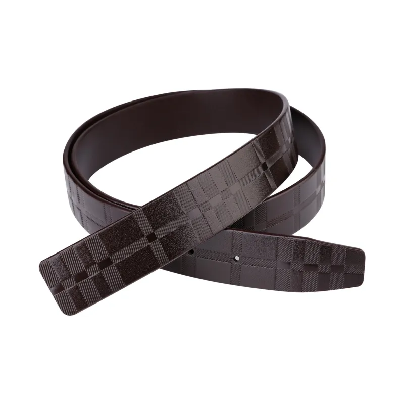 CATELLES Top Grain Cow Leather Headless Belt Men's 3.5cm-18