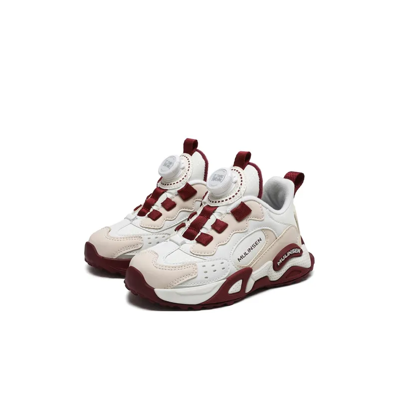 Mulinsen Cushioning Rebound Abrasion Resistant Slip Resistant Mid Top Children's Basketball Shoes Kids'-13