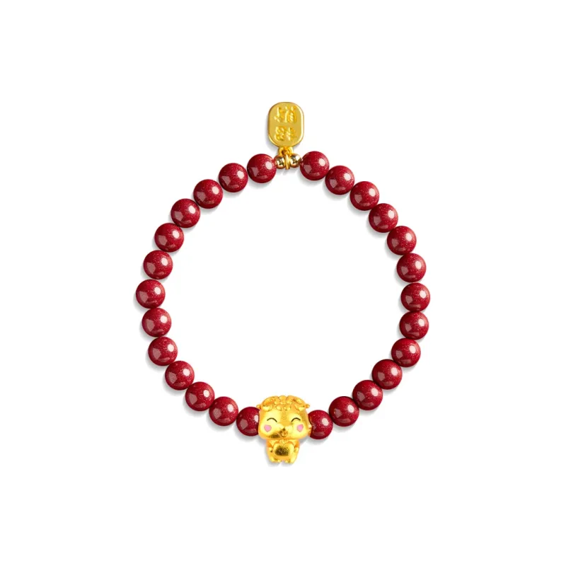 EADDA JEWELRY Cinnabar Bracelets Unisex-14