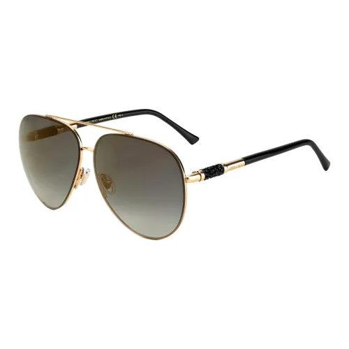 Jimmy Choo Aviator Sunglasses Women's Black