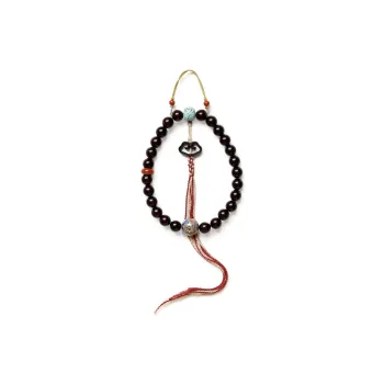 FANGYUANXIAOFU Rosewood Beaded Bracelet Unisex