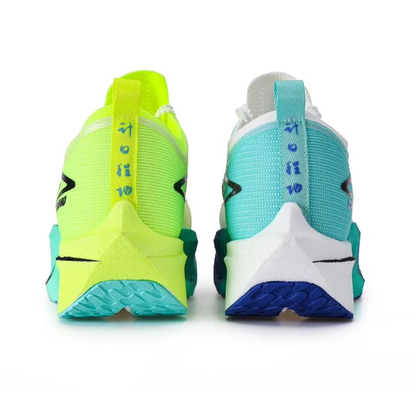Xiangpao Low Top Running Shoes Unisex Mismatched Color Floating Jade And Red-4