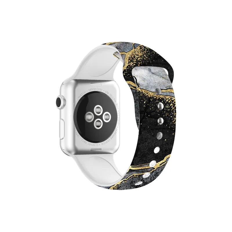 ZHENGGUANG Watch Band Apple Compatibility Silicone Material-5