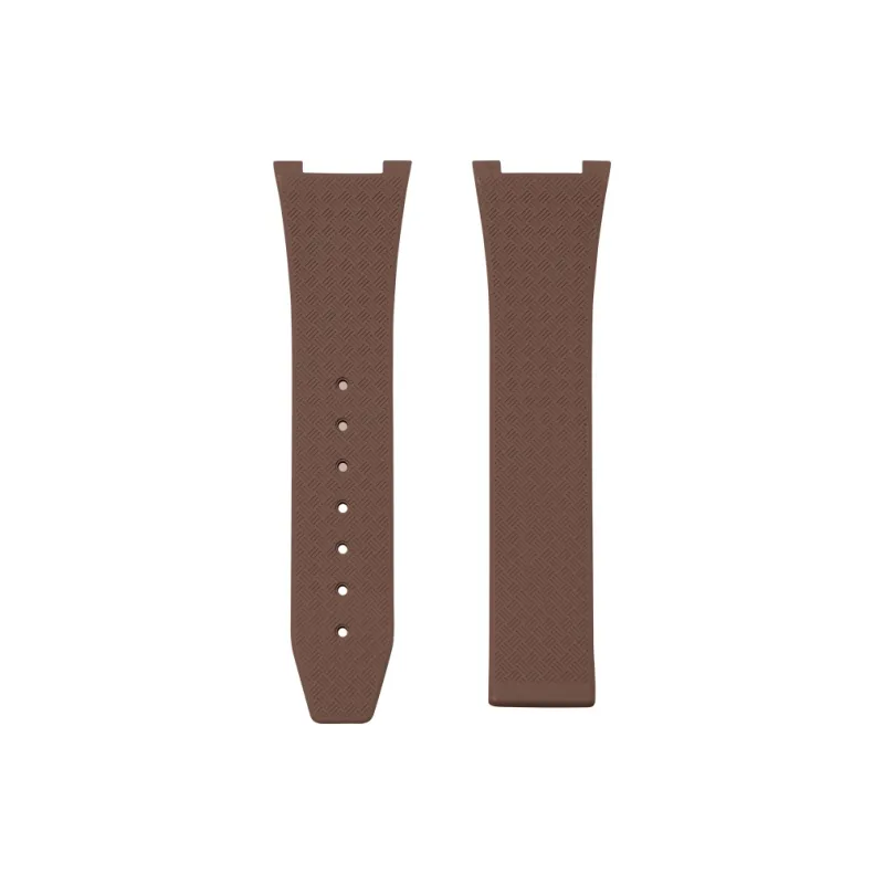 VAGENARI Watch Bands Watch Bands Rubber Strap Compatibility For OMEGA Constellation Collection 41mm Buckle Style Unisex-24