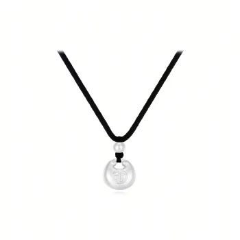 Lindian 999 Fine Silver Necklaces Unisex White