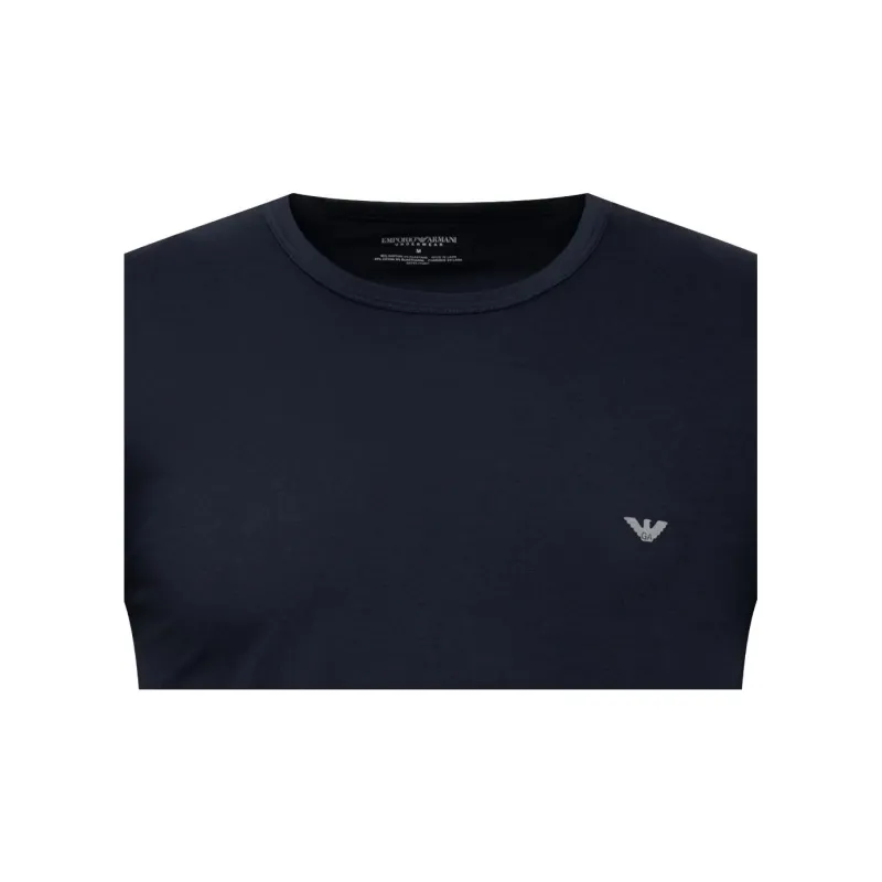 EMPORIO ARMANI T Shirt Men's 2 Pack Gray+Dark Blue-12