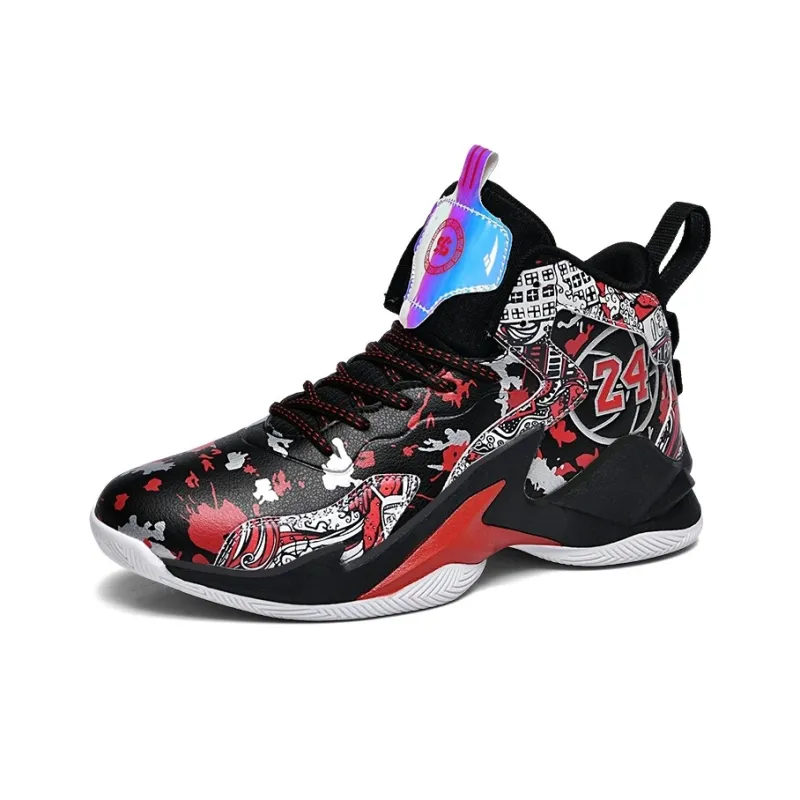 Kuding Cushioning Wear-Resistant High-Top Basketball Shoes Unisex-1