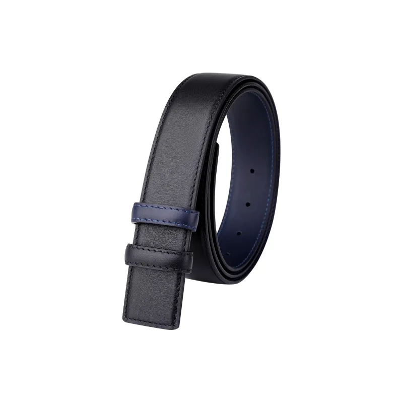 CATELLES Top Grain Cow Leather Headless Belt Men's 3.5cm-18