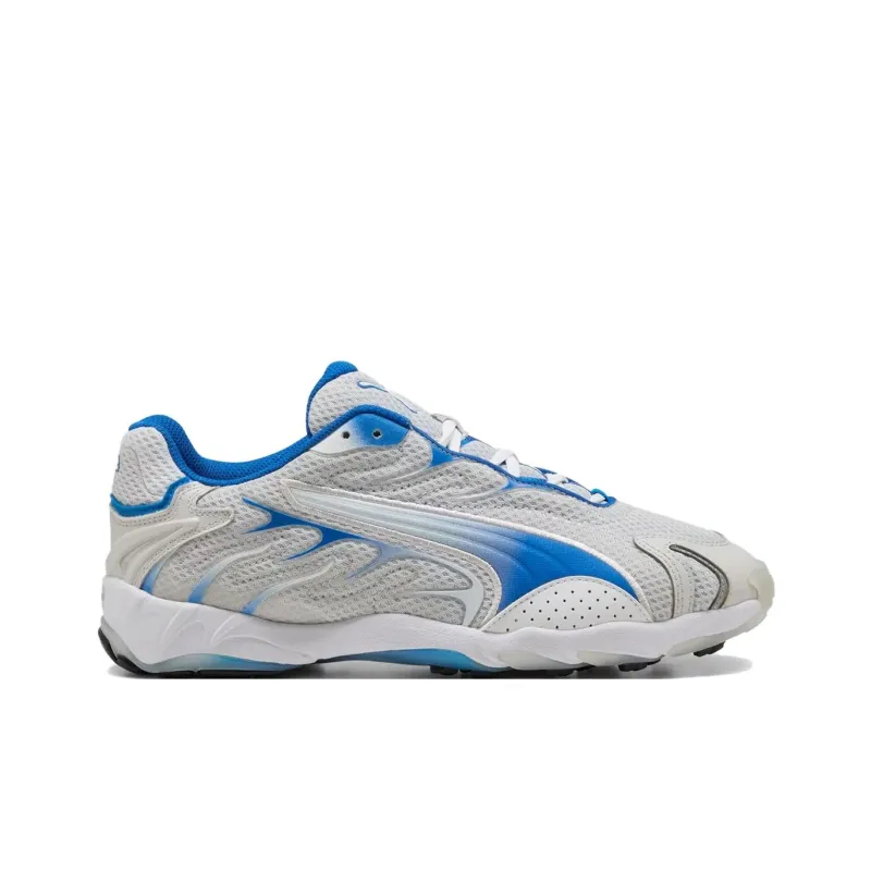 PUMA Inhale Anti Slip Wear Resistant Low Top Running Shoes Unisex Gray Blue-1