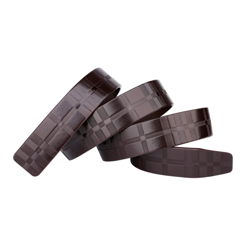 CATELLES Top Grain Cow Leather Headless Belt Men's 3.5cm-30