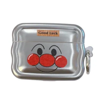 Kona Chun Compatibility With AirPods 1/2/3 TPU Ins Quirky Cute Red Nose Meme Fully Enclosed Headphone Cases