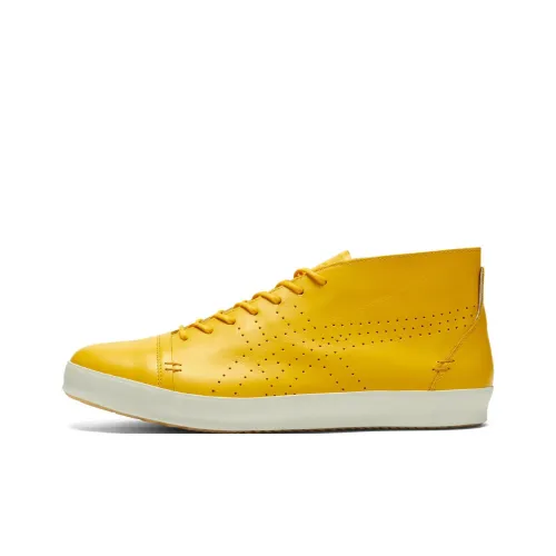 Onitsuka Tiger COLESNE Anti Slip Wear Resistant Low Top Skateboard Shoes Unisex Yellow