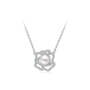 Royal Dragon Mirror Freshwater Pearl Necklaces Women's
