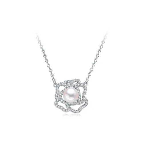 Royal Dragon Mirror Freshwater Pearl Necklaces Women's