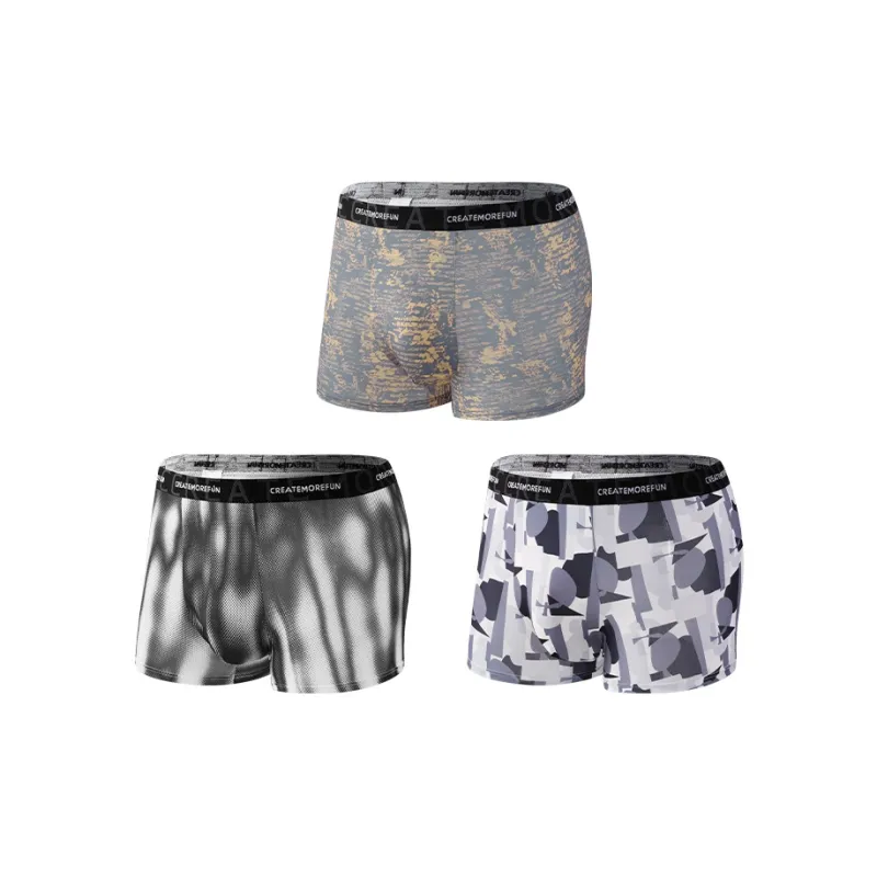 Qiao Ni Tong Underpants Men's 3 Pack-5