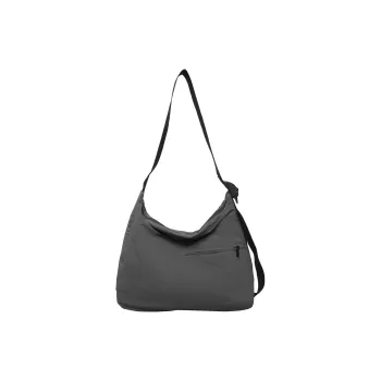 LUVISTRUE Nylon Cycling Hobo Bag Messenger Bag Regular Men's Black/Gray/Ecru