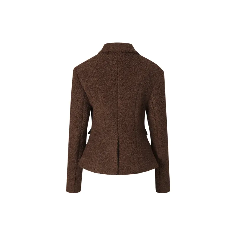 NAWS Cropped Coats Women's Nut Brown-1