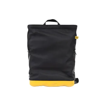 CrashBaggage Nylon Backpack Regular Women's Black Yellow